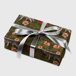 Бумага для упаковки Волки и шиповник, цвет: 3D-принт — фото 2