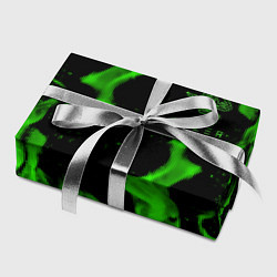 Бумага для упаковки Razer зелёный огонь, цвет: 3D-принт — фото 2