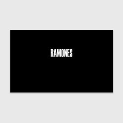 Бумага для упаковки Ramones white logo, цвет: 3D-принт