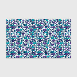 Бумага для упаковки Граффити крючок и петля, цвет: 3D-принт