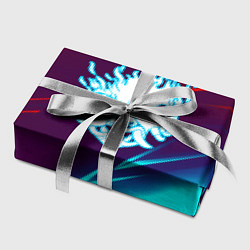 Бумага для упаковки Samurai geometry stripes neon, цвет: 3D-принт — фото 2