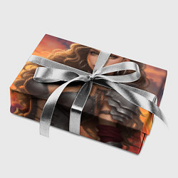 Бумага для упаковки Сексуальная девушка в доспехах, цвет: 3D-принт — фото 2