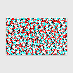 Бумага для упаковки Nirvana smile glitch, цвет: 3D-принт