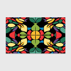 Бумага для упаковки Калейдоскоп на темном фоне, цвет: 3D-принт