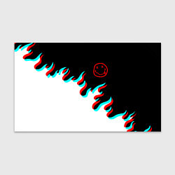 Бумага для упаковки Нирвана глитч огонь, цвет: 3D-принт