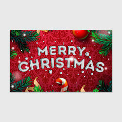 Бумага для упаковки Merry Christmas 2025, цвет: 3D-принт