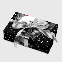 Бумага для упаковки Сфинкс в шапке Санты, цвет: 3D-принт — фото 2