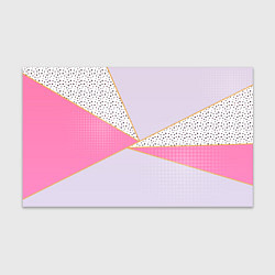 Бумага для упаковки Геометрическая абстракция с треугольниками и пятни, цвет: 3D-принт