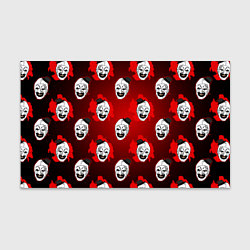 Бумага для упаковки Funny clown Art in blood, цвет: 3D-принт