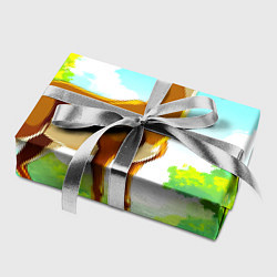 Бумага для упаковки Газель в лесу, цвет: 3D-принт — фото 2