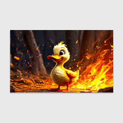 Бумага для упаковки Утенок в огне, цвет: 3D-принт
