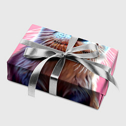 Бумага для упаковки Выдра в розовом цвете, цвет: 3D-принт — фото 2