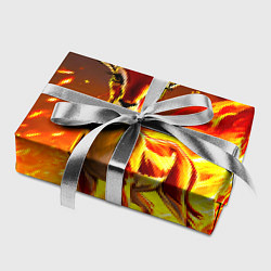 Бумага для упаковки Газель в огне, цвет: 3D-принт — фото 2