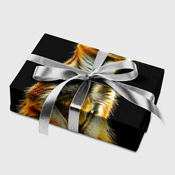 Бумага для упаковки Сурикат на черном, цвет: 3D-принт — фото 2