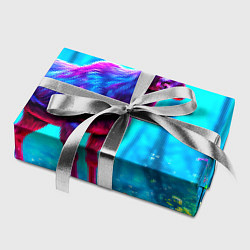 Бумага для упаковки Лось в сереневом свете, цвет: 3D-принт — фото 2