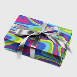 Бумага для упаковки Разноцветная абстракция волны, цвет: 3D-принт — фото 2
