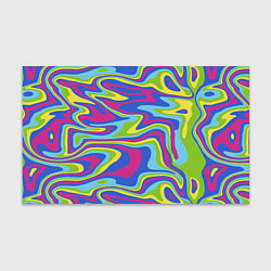 Бумага для упаковки Разноцветная абстракция волны, цвет: 3D-принт