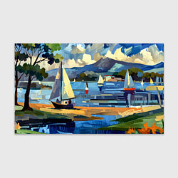 Бумага для упаковки Средиземноморский пейзаж, цвет: 3D-принт