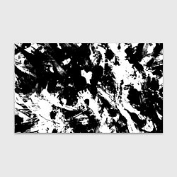 Бумага для упаковки Абстракция - black and white spots, цвет: 3D-принт