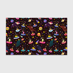 Бумага для упаковки Мультяшные космические обитатели, цвет: 3D-принт