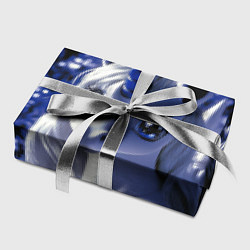 Бумага для упаковки Единорог - синий рог, цвет: 3D-принт — фото 2