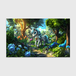 Бумага для упаковки Единорожка в дневном лесу, цвет: 3D-принт
