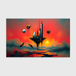 Бумага для упаковки Абстракция в стиле сюрреализма, цвет: 3D-принт