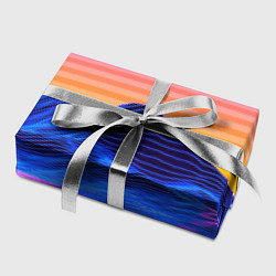 Бумага для упаковки Неоновый закат, цвет: 3D-принт — фото 2