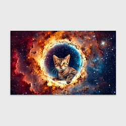 Бумага для упаковки Сингапурская кошка в космосе, цвет: 3D-принт