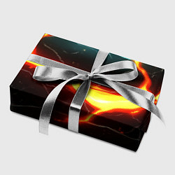 Бумага для упаковки Лава в черной текстуре, цвет: 3D-принт — фото 2