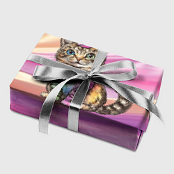 Бумага для упаковки Котенок в костюме единорога, цвет: 3D-принт — фото 2