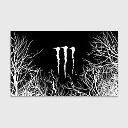 Бумага для упаковки Monster energy лес, цвет: 3D-принт