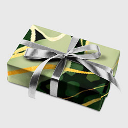 Бумага для упаковки Зеленый природный паттерн, цвет: 3D-принт — фото 2