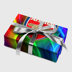 Бумага для упаковки Арсенал неоновые волны, цвет: 3D-принт — фото 2