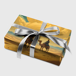 Бумага для упаковки В пустыне на верблюдах, цвет: 3D-принт — фото 2