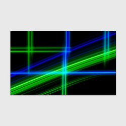 Бумага для упаковки Color blue black green, цвет: 3D-принт