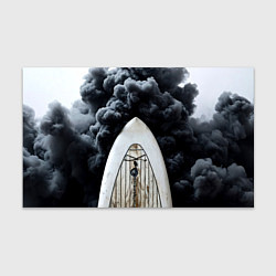 Бумага для упаковки Сапборд в черном дыму, цвет: 3D-принт