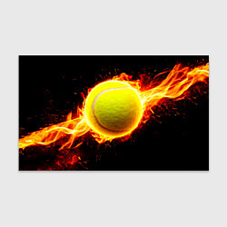 Бумага для упаковки Теннисный мяч в огне, цвет: 3D-принт