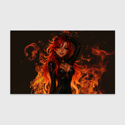 Бумага для упаковки Горячая пиро архонт Мавуика - Genshin Impact, цвет: 3D-принт