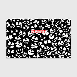 Бумага для упаковки Marshmello black pattern, цвет: 3D-принт