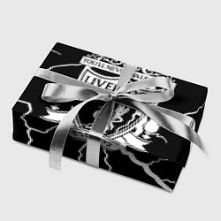 Бумага для упаковки Liverpool storm black, цвет: 3D-принт — фото 2