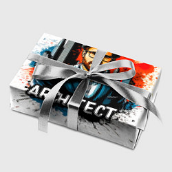Бумага для упаковки Архитектор на белом, цвет: 3D-принт — фото 2
