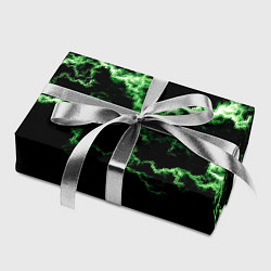 Бумага для упаковки Lightning green glow, цвет: 3D-принт — фото 2