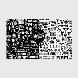 Бумага для упаковки Nasa логотипы игр, цвет: 3D-принт