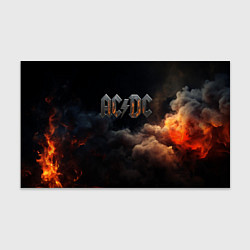 Бумага для упаковки ACDC металлический лого, цвет: 3D-принт