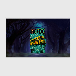 Бумага для упаковки Летающий автобус с ACDC, цвет: 3D-принт