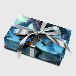 Бумага для упаковки Ciri vs dark monster - Witcher 4, цвет: 3D-принт — фото 2