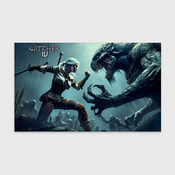 Бумага для упаковки Ciri vs monster - The Witcher 4, цвет: 3D-принт