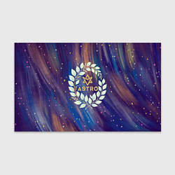 Бумага для упаковки Astro лого в венке из листьев, цвет: 3D-принт