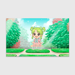 Бумага для упаковки Билли Айлиш девочка из аниме, цвет: 3D-принт